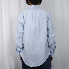 画像3: 60's Manhattan ストライプ柄 ボタンダウン オックスフォードシャツ (3)