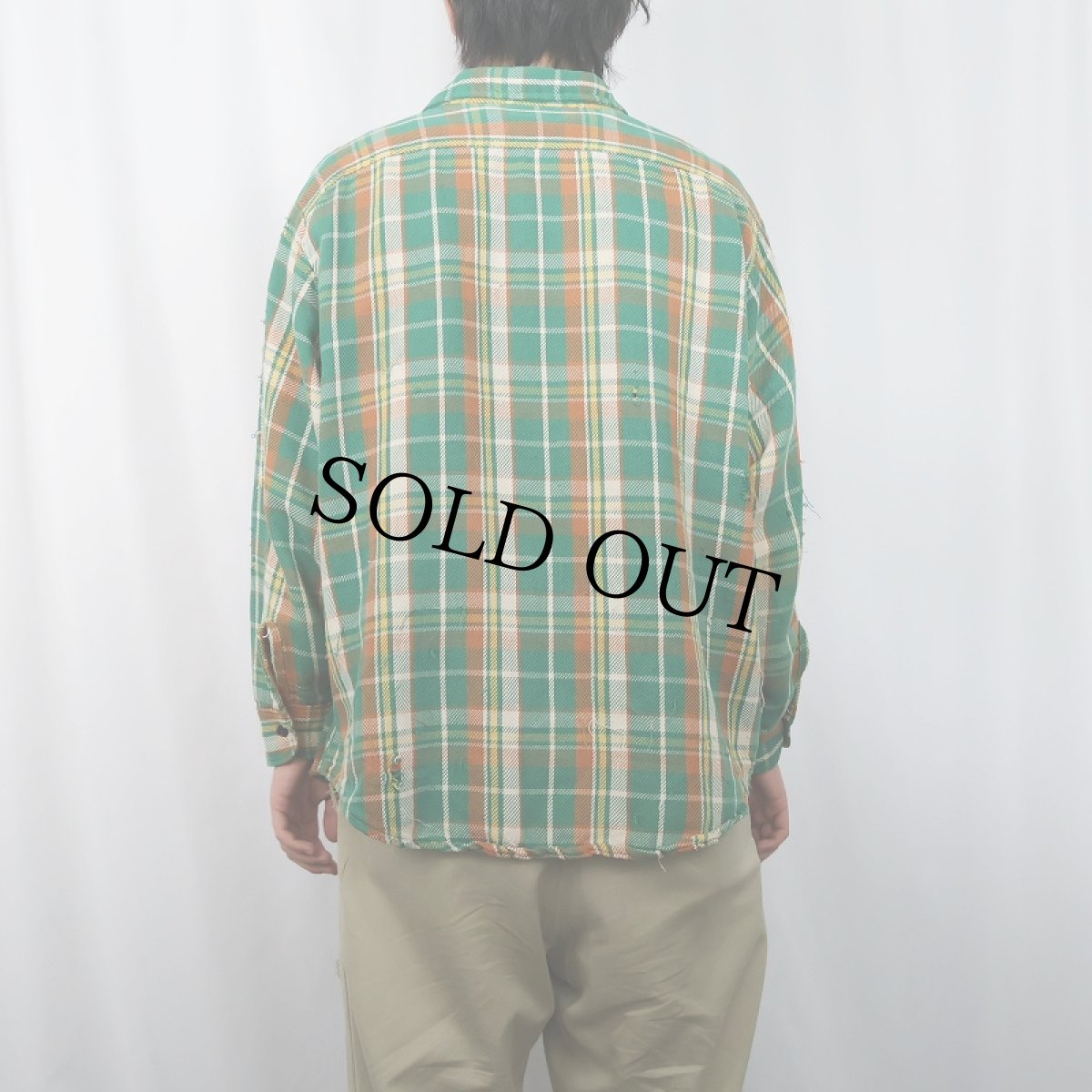 画像3: 70's BIG MAC JCPenney チェック柄 ヘビーネルシャツ XL (3)