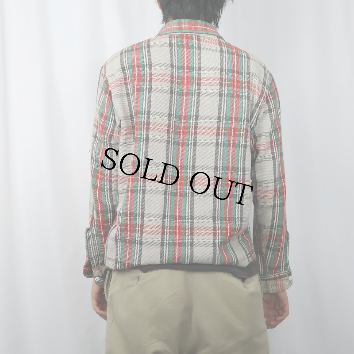 画像3: 70's BIG MAC JCPenney チェック柄 ヘビーネルシャツ M (3)