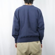 画像3: 90's Champion REVERSE WEAVE USA製 "INDIANA" プリントスウェット NAVY L (3)