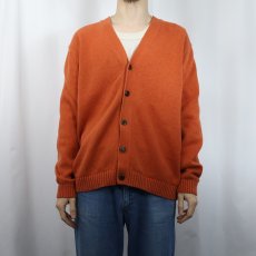 画像2: L.L.Bean コットンニットカーディガン XL  (2)