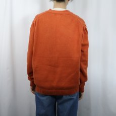 画像3: L.L.Bean コットンニットカーディガン XL  (3)