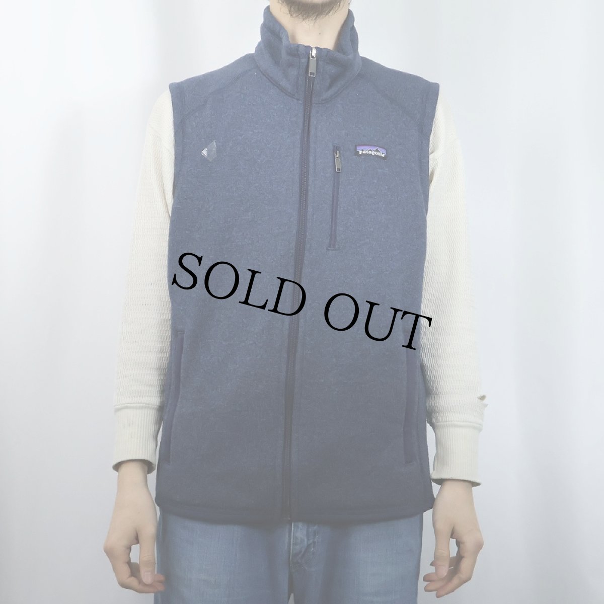 画像2: 2016AW patagonia ベターセーターベスト NAVY L (2)