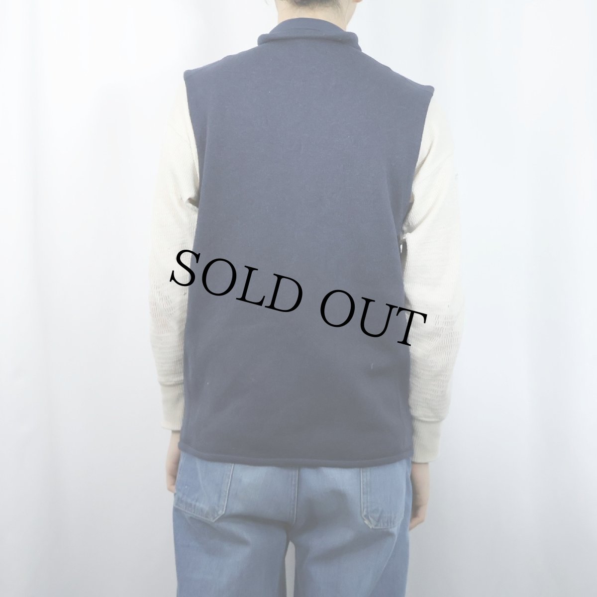 画像3: 2016AW patagonia ベターセーターベスト NAVY L (3)