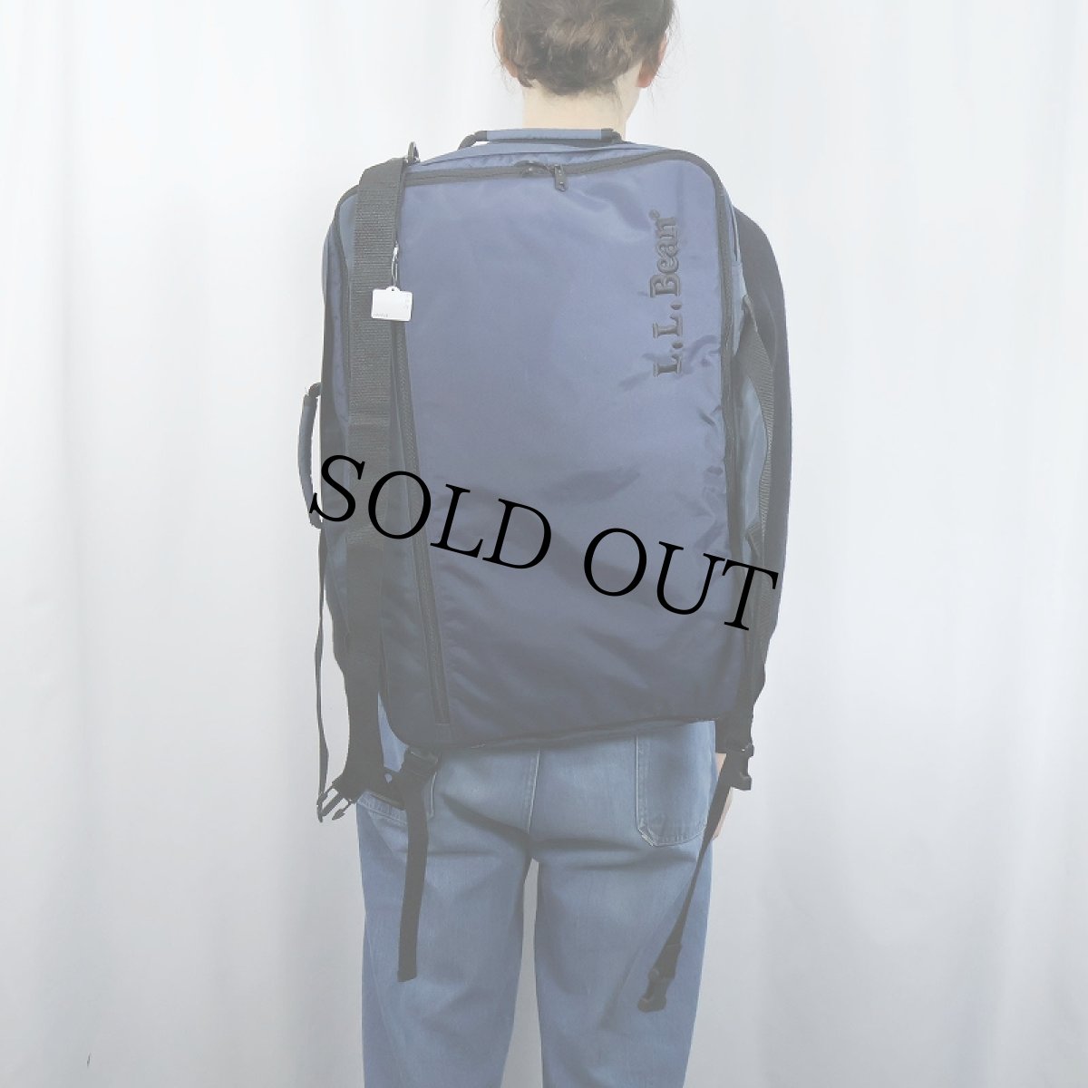 画像3: L.L.Bean ナイロントラベルバッグ NAVY (3)