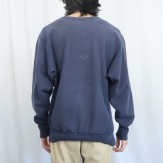 画像3: 90's Champion REVERSE WEAVE "VIRGINIA" プリントスウェット NAVY  (3)