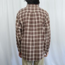 画像3: L.L.Bean チェック柄 ボタンダウンネルシャツ (3)