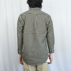 画像3: Ralph Lauren ３点留め "RL WORKSHIRT" ギンガムチェック柄 コットンボタンダウンシャツ S (3)