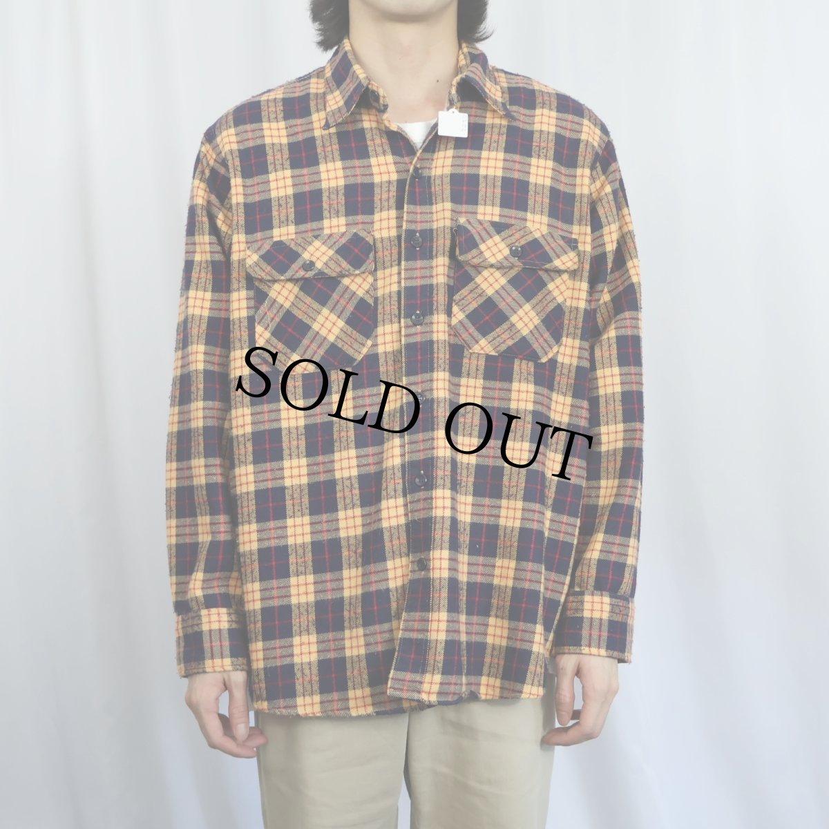 画像2: 80's L.L.Bean "TIMBERLINE SHIRT" チェック柄 ヘビーネルシャツ (2)
