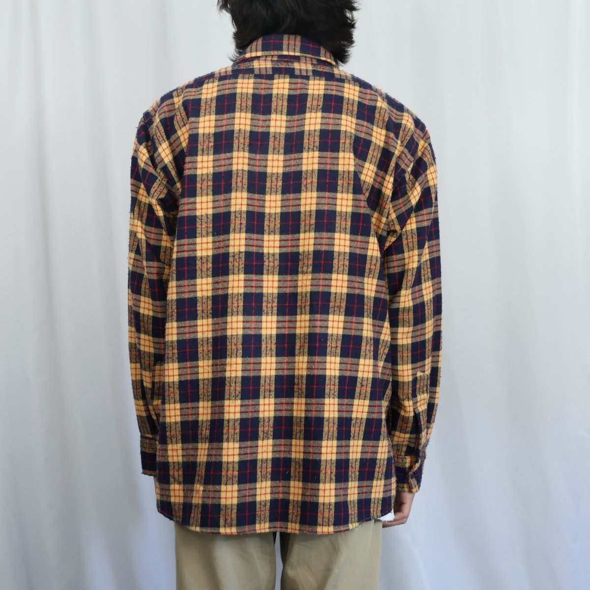 画像3: 80's L.L.Bean "TIMBERLINE SHIRT" チェック柄 ヘビーネルシャツ (3)