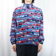 画像2: 2020AW Patagonia 総柄 スナップT L (2)