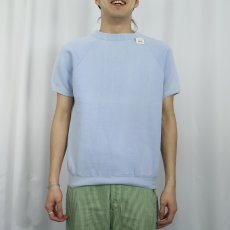 画像2: 50〜60's 無地 半袖ラグランスウェット (2)