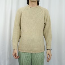 画像2: 90's J.CREW ロールネック コットンニットセーター S (2)