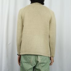 画像3: 90's J.CREW ロールネック コットンニットセーター S (3)