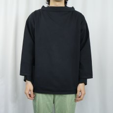 画像2: NEWLYN フィッシャーマンズスモック BLACK M (2)