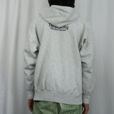 画像3: 90's The Black Dog USA製 REVERSE WEAVE TYPE 犬プリント スウェットジップパーカー L (3)