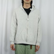 画像2: 90's Lee HEAVYWEIGHT 無地スウェットジップパーカー (2)