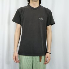 画像2: 90's FRUIT OF THE LOOM IRELAND製 ロゴプリントTシャツ BLACK M (2)