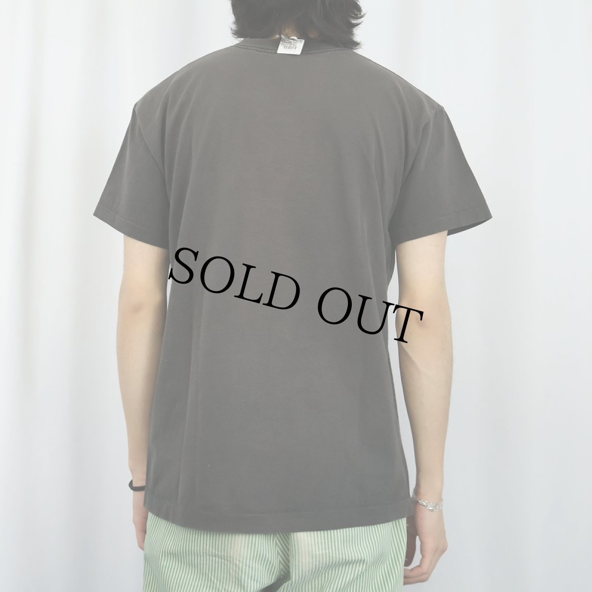 画像3: 90's FRUIT OF THE LOOM IRELAND製 ロゴプリントTシャツ BLACK M (3)