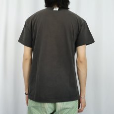 画像3: 90's FRUIT OF THE LOOM IRELAND製 ロゴプリントTシャツ BLACK M (3)