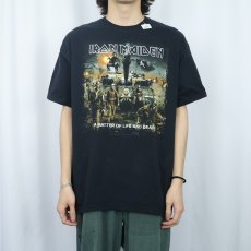 画像3: 2000's IRON MAIDEN "A MATTER OF LIFE AND DEATH" ヘヴィメタルバンド アルバムプリントTシャツ BLACK XL (3)