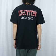 画像3: 2000's LED ZEPPELIN "The Hermit" ロックバンドプリントTシャツ BALCK L (3)
