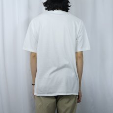 画像3: 90's Michelangelo アダムの創造 USA製 "Pull my finger." パロディプリントTシャツ L (3)
