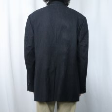 画像3: 2000's KENZO HOMME ピンストライプ柄 ウールテーラードジャケット SZIE 54 (3)