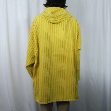 画像3: 90's CROSS COLOURS USA製 ストライプ柄 コットンプルオーバージャケット SIZE 3 (3)