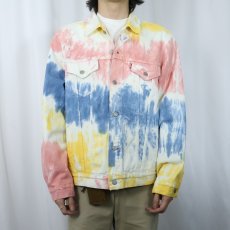 画像3: Levi's PREMIUM タイダイデニムジャケット L (3)