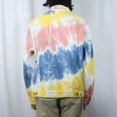 画像4: Levi's PREMIUM タイダイデニムジャケット L (4)