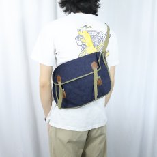 画像2: 60〜70's デニムショルダーバッグ DEADSTOCK (2)