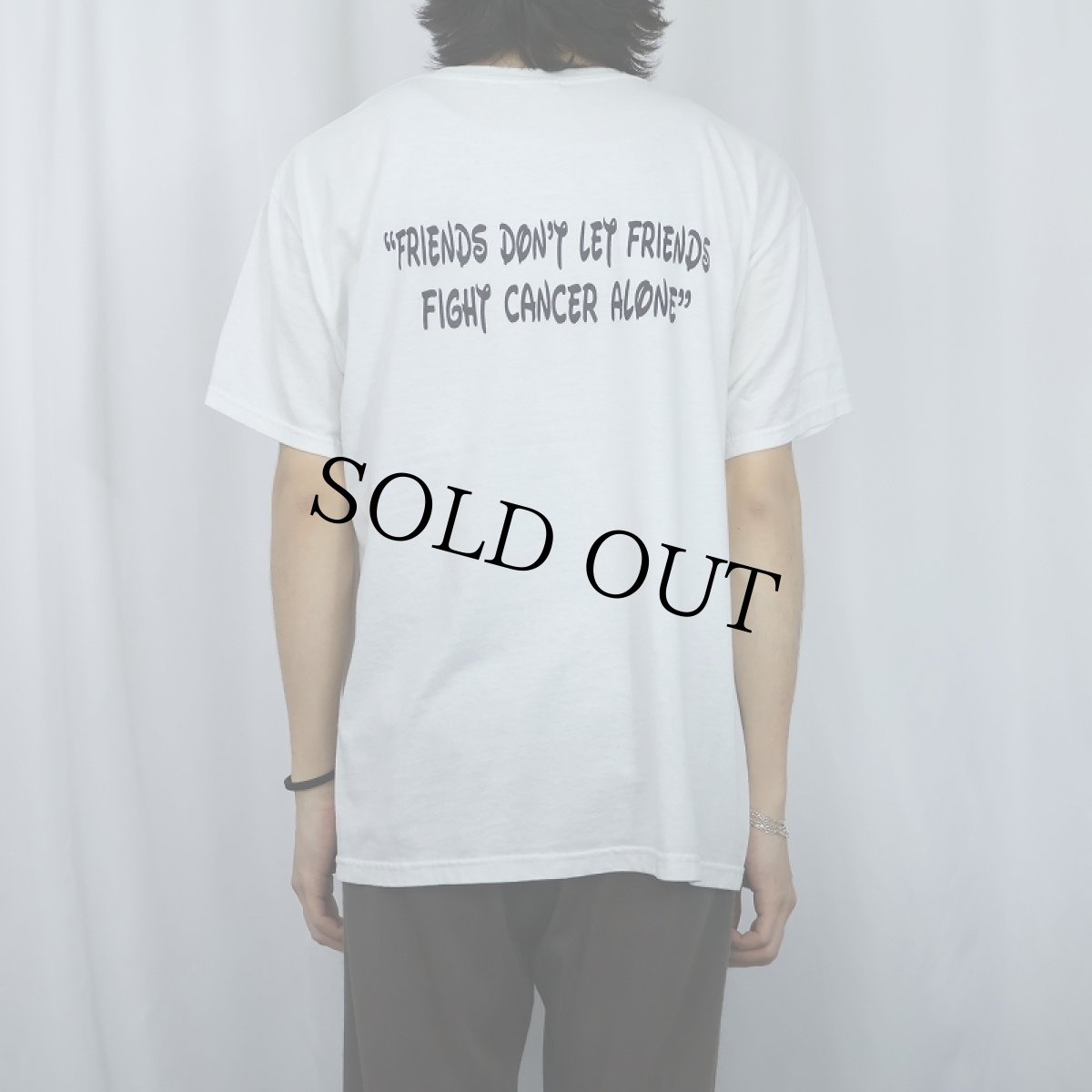 画像3: Hans Rueffert "eat" イラストプリントTシャツ L (3)