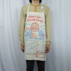 画像2: 50〜60's "Name yer Pizen Gents" コットンエプロン (2)