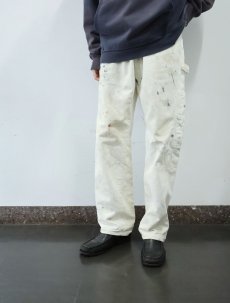 画像2: Dickies ペンキペイント ペインターパンツ W33 (2)
