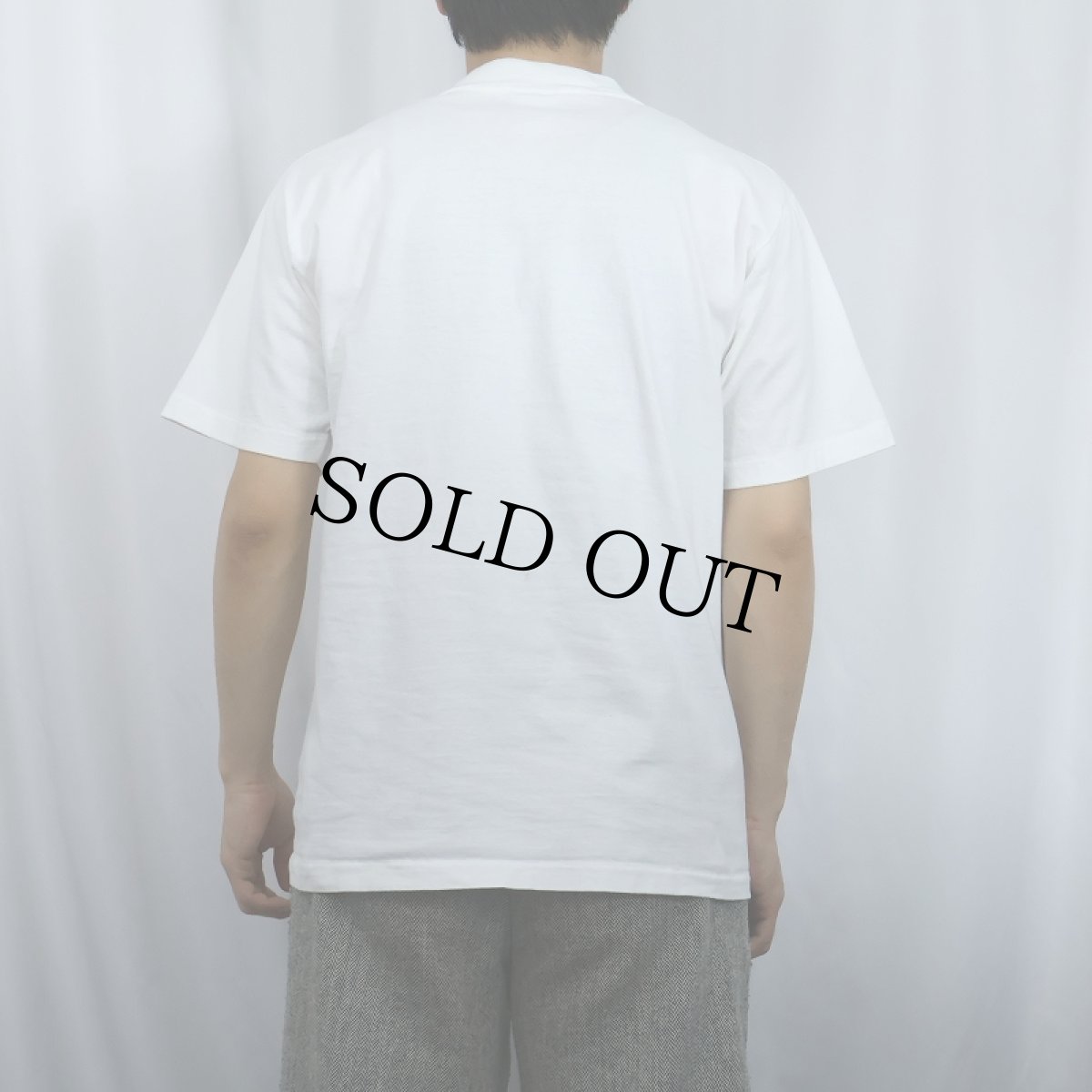 画像3: 90's DON'T PANIC ! USA製 "NOBODY KNOWS I'M A FAG." メッセージプリントTシャツ L (3)