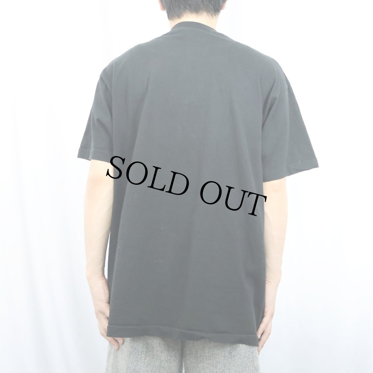 画像3: 90's USA製 "REFUGE FOR REFUGEES" 支援団体プリントTシャツ BLACK L (3)
