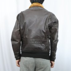 画像3: 50's U.S.NAVY G-1フライトジャケット SIZE40 (3)