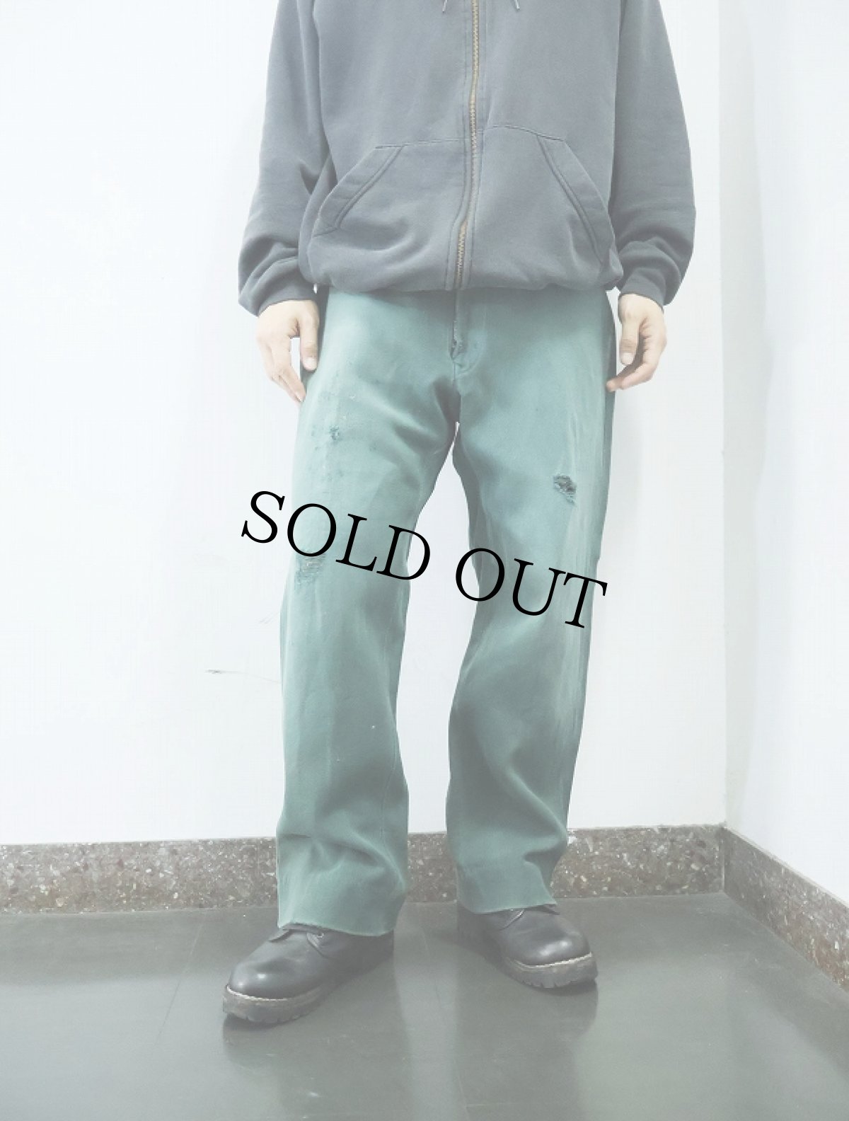 画像2: 【SALE】 〜60's ウィップコード ワークパンツ W31 (2)