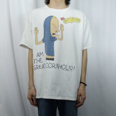 画像2: 90's STANLEY DESANTIS USA製 "BEAVIS AND BUTT-HEAD" キャラクタープリントTシャツ XL (2)
