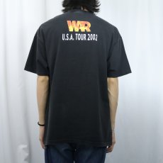 画像3: 2000's WAR ファンクバンドプリントTシャツ BLACK XL (3)