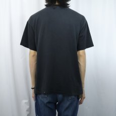 画像3: 90's USA製 "D.A.R.E. TO RESIST DRUGS AND VIOLENCE" 薬物乱用防止団体 メッセージプリントTシャツ BLACK XL (3)