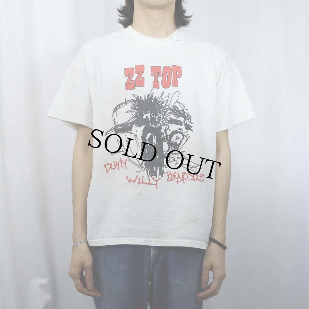 画像3: 2000's ZZ Top "RODEO HOUSTON" ロックバンドプリントTシャツ L (3)