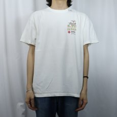 画像3: American Red Cross "BLOOD DONOR" 赤十字社プリントTシャツ XL (3)