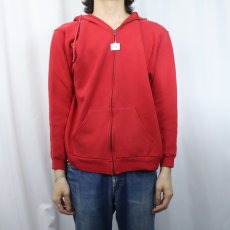 画像2: 70〜80's RUSSELL ATHLETIC USA製 無地 スウェットジップパーカー XL (2)