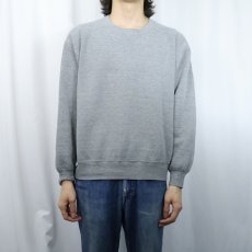画像2: 90's RUSSELL ATHLETIC USA製 前V 無地スウェット L (2)