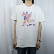 画像2: 90's USA製 "AFROPOP WORLDWIDE" ラジオ番組 プリントTシャツ XL (2)