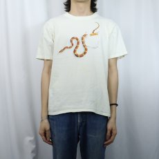 画像2: 90's Randy Johnson USA製 "Snake" ヘビイラストプリントTシャツ L (2)
