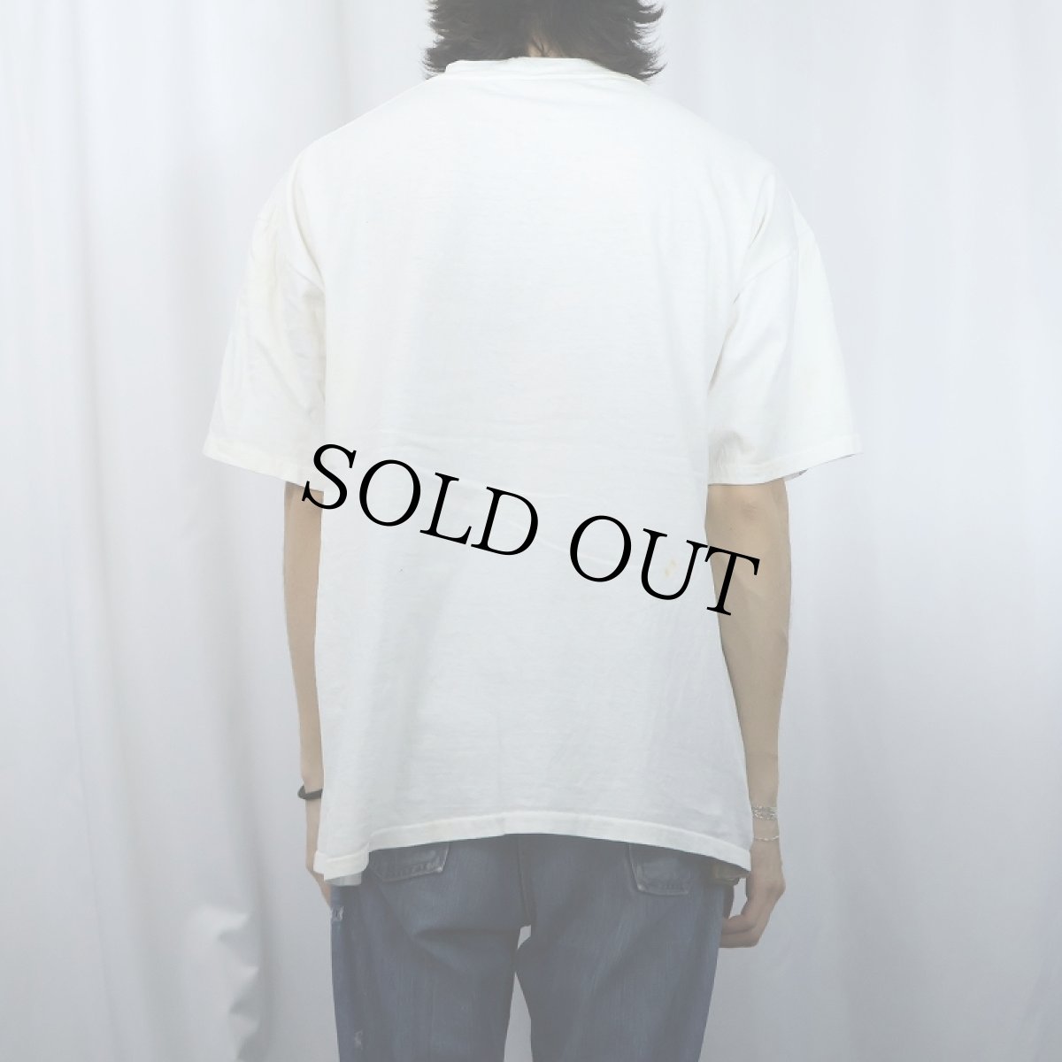 画像3: 90's Mike Scovel "Me? Stressed?" イラストプリントTシャツ (3)