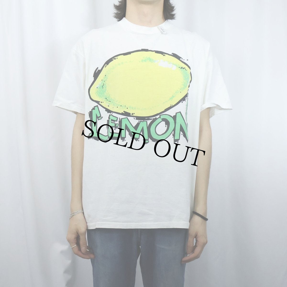 画像2: 80〜90's "LEMON" レモンプリントTシャツ (2)
